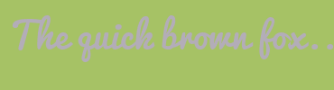 Image with Font Color B3ADB8 and Background Color A6C265